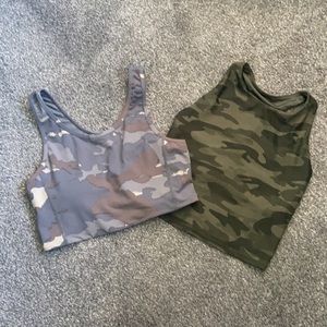 Camo Sports Bra Crop Top - 3 for $20